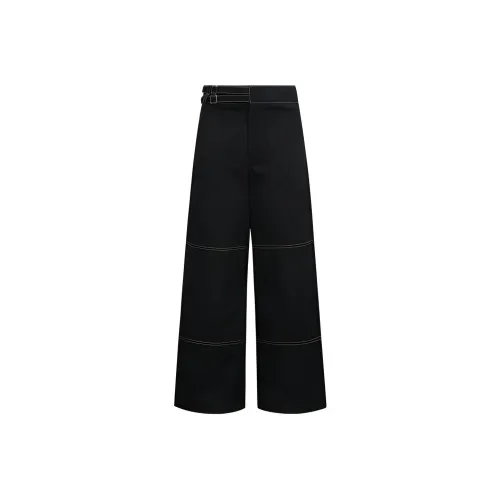 EVISU Черные Женские Повседневные Штаны