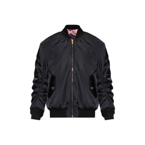 VERSACE SS22 Хлопковый пуховик Женский Черный