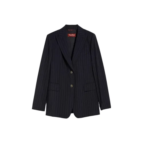 MaxMara Бизнес Костюм Пальто Женское Морской Синий