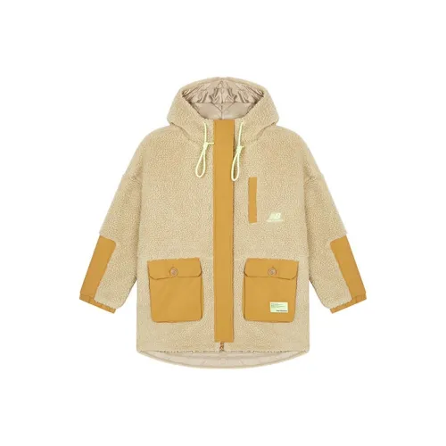 New Balance Коричневые Женские Бархатные Куртки