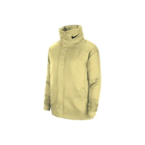 NIKE Желтые Женские Объёмные Куртки (Пуфы)
