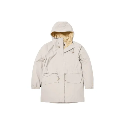 THE NORTH FACE Водонепроницаемый Ветровка Женские Ecru