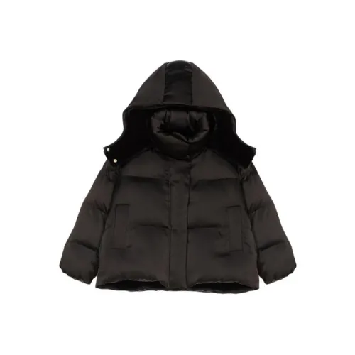 Maje Хлопковый пуховик женский черный