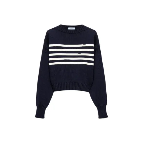 PRADA Трикотаж Женский Синий Белый