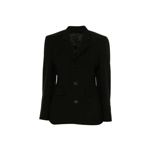 Balenciaga SS24 Бизнес Костюм Пальто Облегающий крой Женские Черный