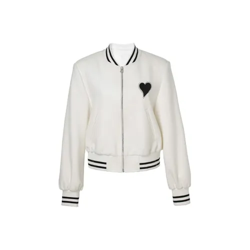 LOFT SHINE FW22 Loose Fit Jacket Women's White