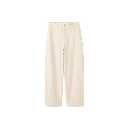 COMMON VALUE 'Riverbank LA Jetee' Повседневные брюки Женские Linen Beige