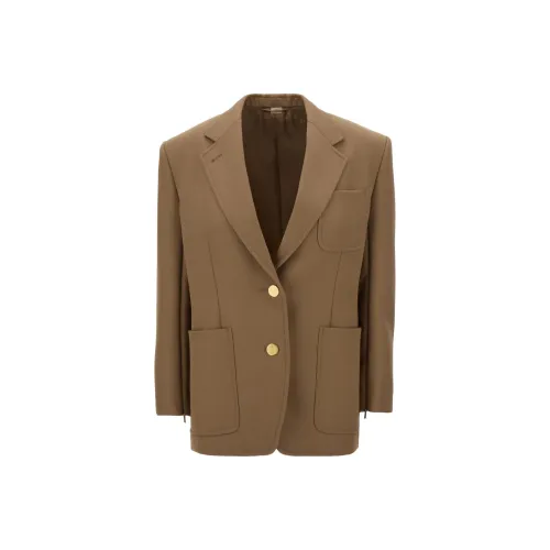 GUCCI Бизнес-костюм пальто женское коричневый