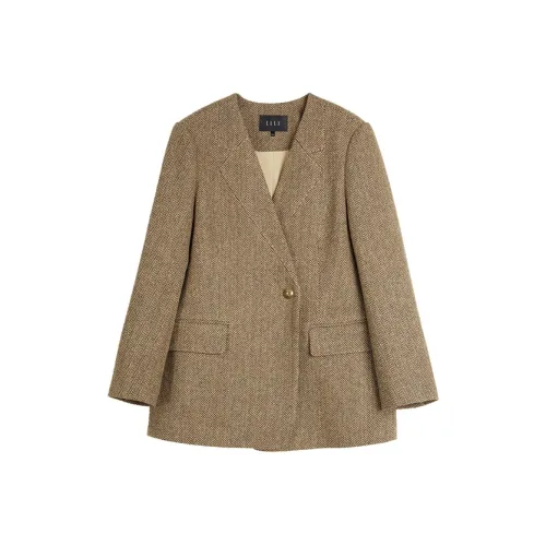 ELLE Бизнес Костюм Женские Кофе