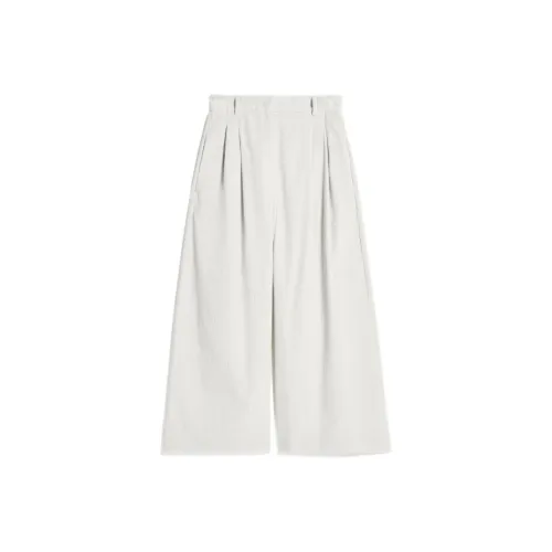 WEEKEND MaxMara Слоновая кость Женские Повседневные Брюки