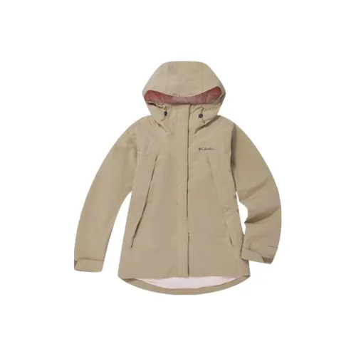 Columbia Водонепроницаемый и Теплый Ветровка Женские Хаки