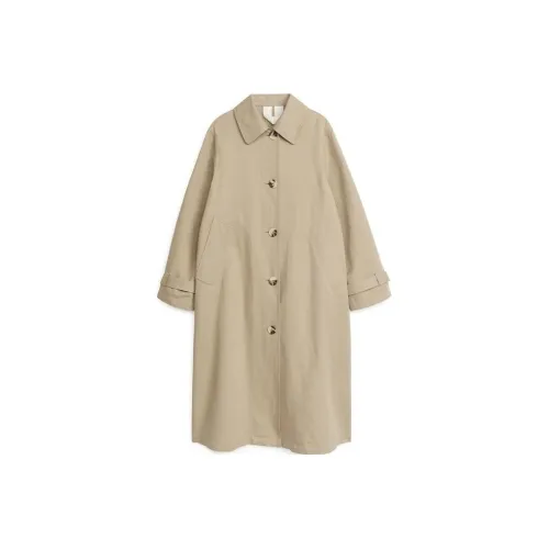 ARKET Тренчкот Женский Бежевый