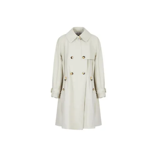 EMPORIO ARMANI FW22 Тренчкот Женский Абрикос