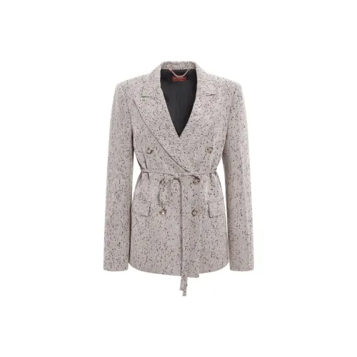 Altuzarra FW23 Бизнес-костюм Пальто Женское Серое
