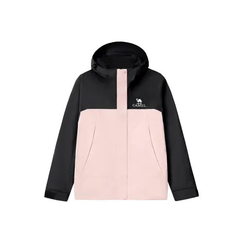 Верблюжий цвет Все Погода Водонепроницаемый Ветрозащитный Дышащий And Теплоизоляционный Ветровка Женские