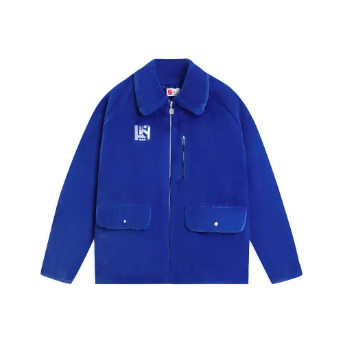 LINING Ярко-синий Женские Бархатные Куртки