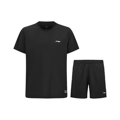 Подкладка Table Tennis Series Настольный теннис Одежда Наборы Унисекс Черный