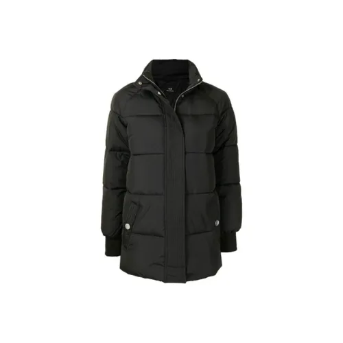 ARMANI EXCHANGEAE FW21 Хлопковый пуховик женский черный