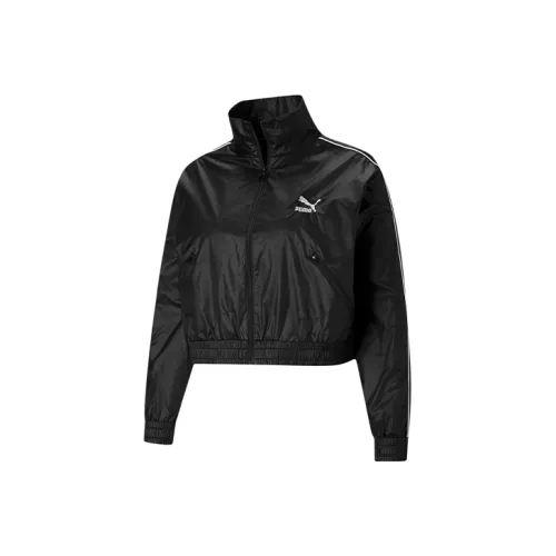 PUMA Черное Женское Короткое Пальто