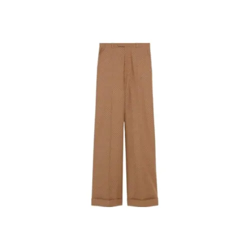 GUCCI SS24 Повседневные брюки Женские Коричневый