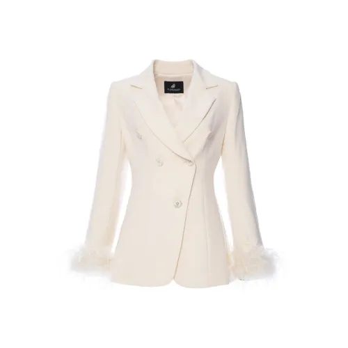 FLONAKED Бизнес-костюм женский абрикосовый