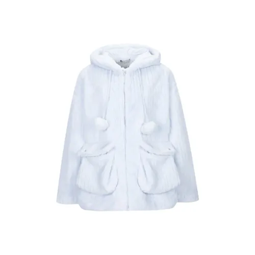 Girly Fancy Club Мех Женские Мечтательный Детский синий