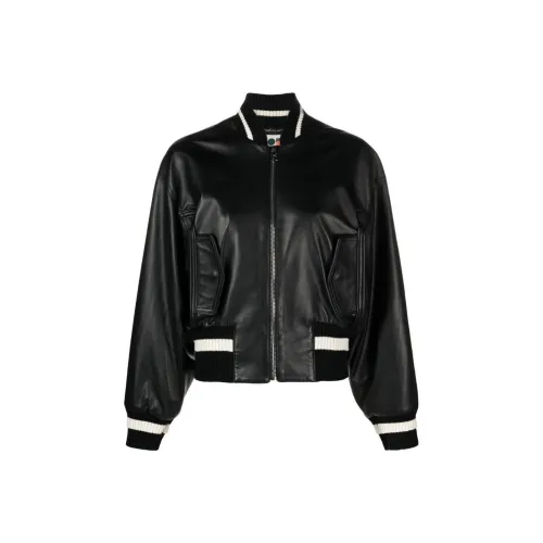 Ports 1961 Черные Женские Кожаные Куртки