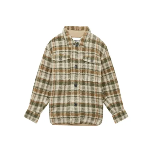 ISABEL MARANT FW24 Пальто Женское Хаки