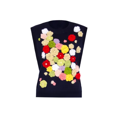 CHICCO MAO Темно-синий Женские Жилеты