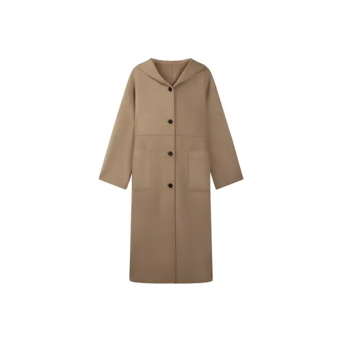 THE SEA LIFE Пальто Женское Чайный Коричневый