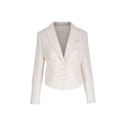 Veronica Beard SS24 Бизнес Костюм Пальто Женское Белое