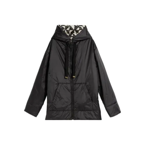 MaxMara Черные Женские Объёмные Куртки (Пуфы)