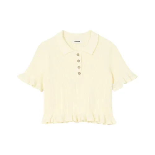 SANDRO Желтый Женская Трикотажная Одежда