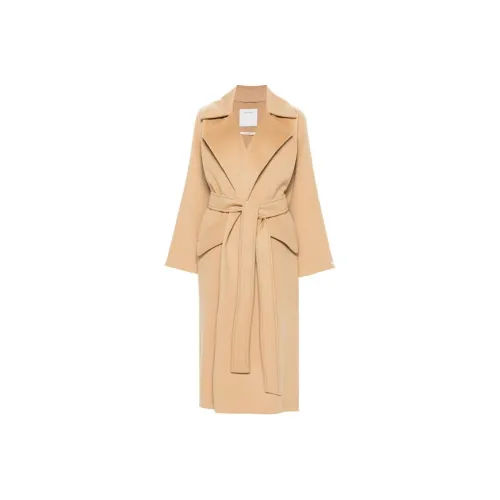 SportMax Бежевое Женское Пальто