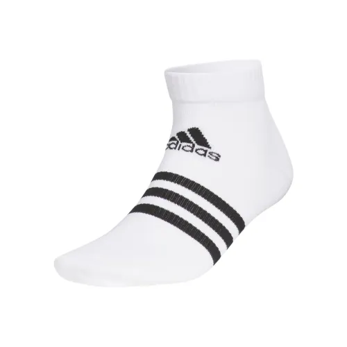 Adidas 3 Stripes Низкие носки Унисекс 1 упаковка Белые