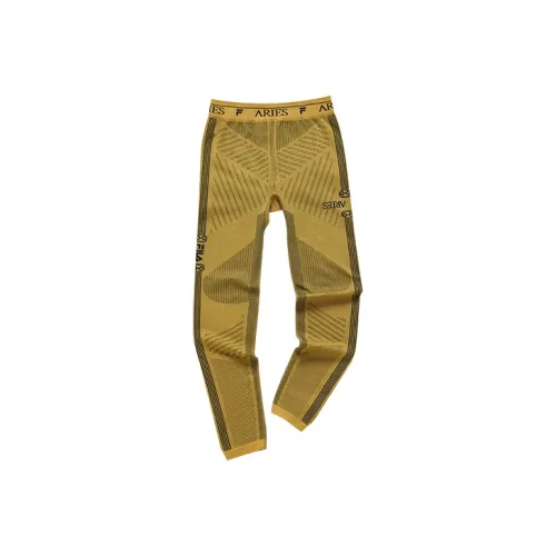 FILA FUSION X ARIES Коллекция Сотрудничества Брюки Женские Песочно-желтый Золотой
