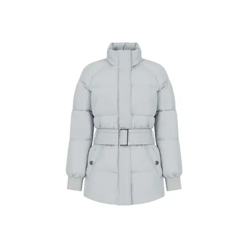 ARMANI EXCHANGEAE Хлопковый пуховик женский серый