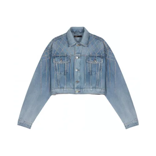 Maje Синие Женские Джинсовые Куртки