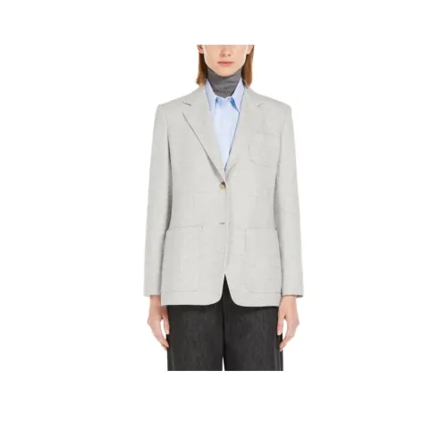 MaxMara Бизнес-костюм женский светло-серый