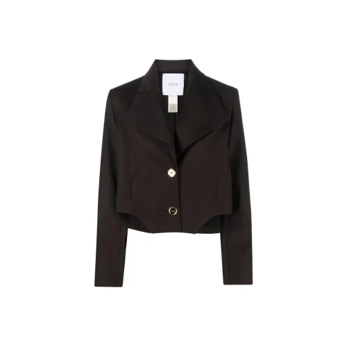 Patou Бизнес-костюм Пальто Женское Каштаново-коричневый