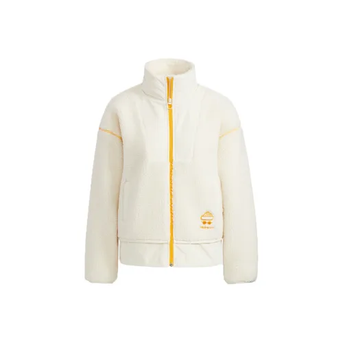 ADIDAS NEO Экрю Женские Бархатные Куртки