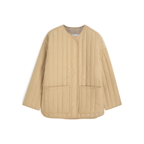 Calvin Klein Светлый хаки Женские объемные куртки (пуфы)