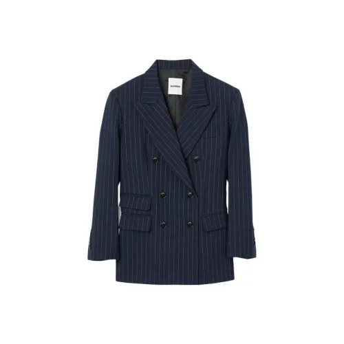 Sandro Бизнес-костюм женский темно-синий