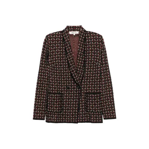 Diane von Furstenberg FW24 Бизнес-костюм Пальто Женское Черное