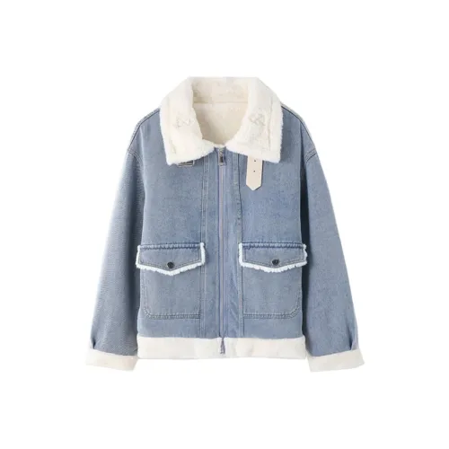 IHIMI Denim Jacket Women's Blue