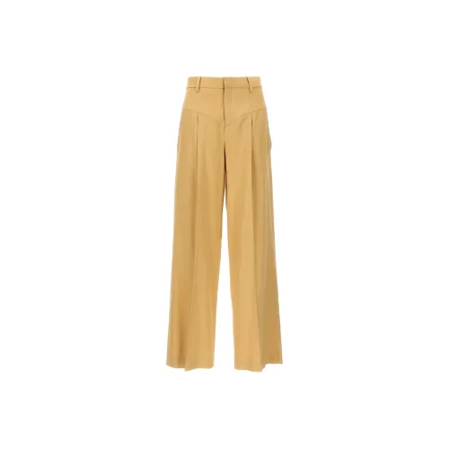 ISABEL MARANT Песочные Женские Повседневные Брюки