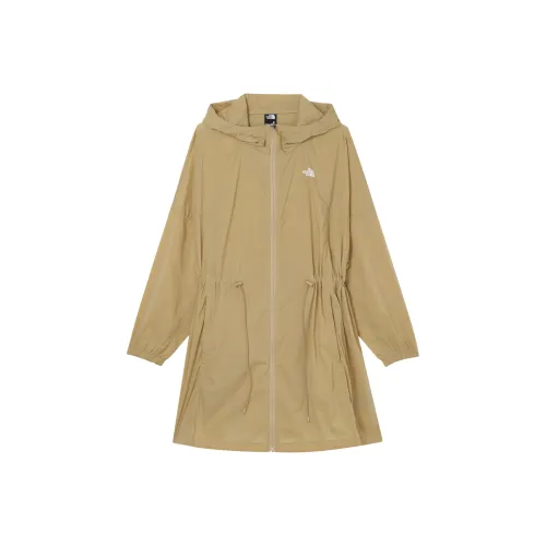 THE NORTH FACE Быстросохнущая Ветрозащитная Одежда с Защитой от UV Женская Хаки