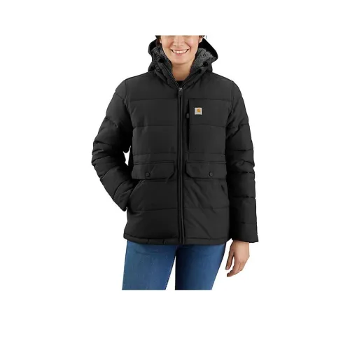 Carhartt 105457 Пуховая куртка с подкладкой из шерпы рейтинг 4 Extreme Warmth обычный крой женский черный