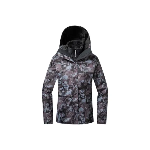 Коллаборация Columbia City Outdoor Collection Водонепроницаемый и Ветрозащитный для сохранения тепла Ветровка Женская
