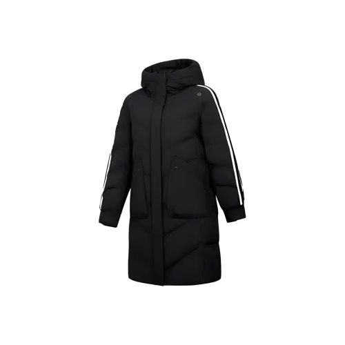 QIAODAN Sports Life Collection Черная Женская Пуховая Куртка